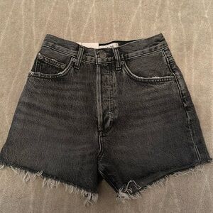 NWT Agolde Dee High Rise Cutoff Short in Moxy Size 24